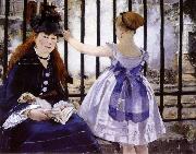 Edouard Manet Gare Saint-Lazare USA oil painting artist
